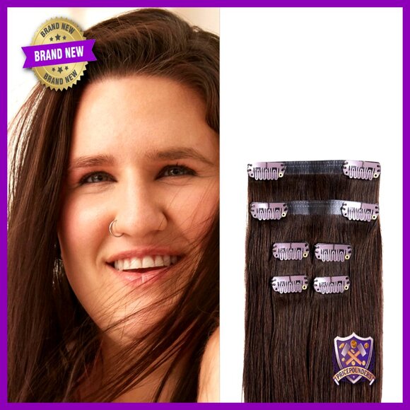 Human Hair Extensions Seamless Wefts Natural Volume Thinning Hair Fill-Ins